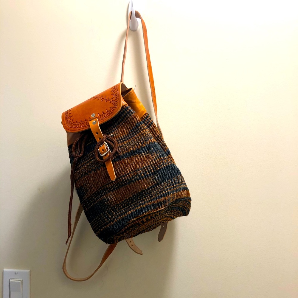 Handwoven Backpack - Picture 3 of 5